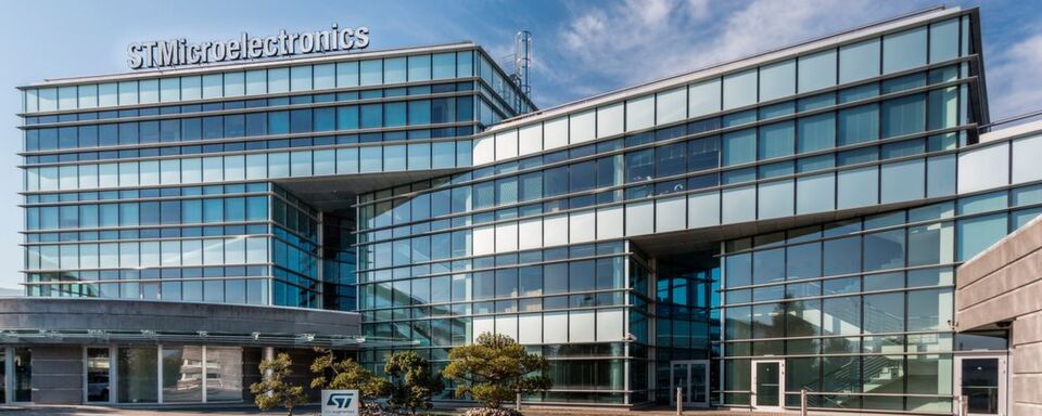 Die Hauptverwaltung des Halbleiterherstellers ST Microelectronics in Genf. Die Hauptverwaltung des Halbleiterherstellers ST Microelectronics in Genf.