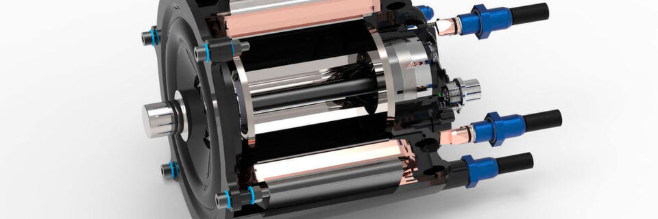 Forscher entwickeln einen neuen Elektromotor aus Kunststoff mit neuem Kühlsystem. Forscher entwickeln einen neuen Elektromotor aus Kunststoff mit neuem Kühlsystem.