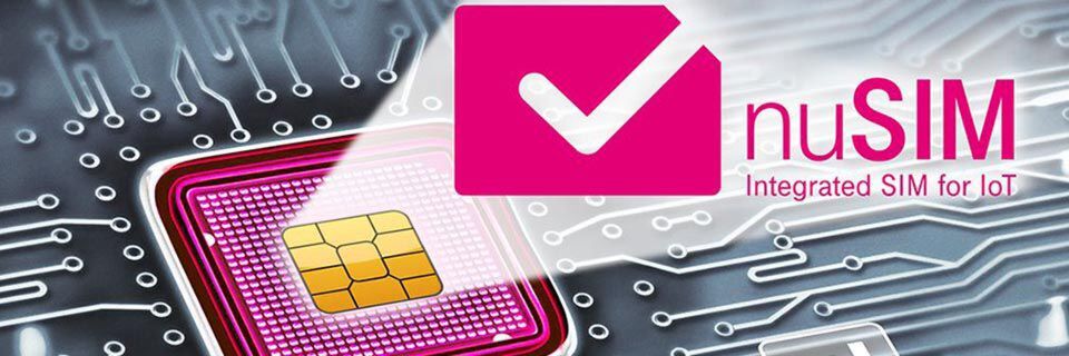 SIM ohne physische Karte: nuSIM wird direkt in den Modem-Chip integriert. SIM ohne physische Karte: nuSIM wird direkt in den Modem-Chip integriert.