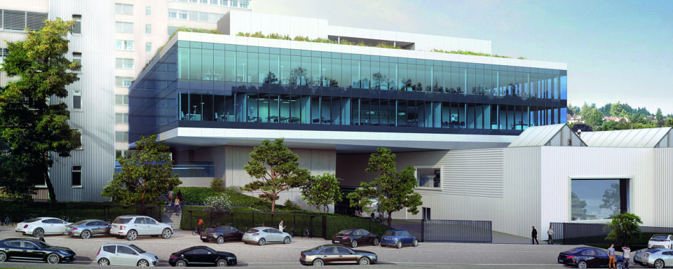 Der Cubic-Innovationscampus in Uzwil (Schweiz) steht kurz vor der Fertigstellung. Der Cubic-Innovationscampus in Uzwil (Schweiz) steht kurz vor der Fertigstellung.