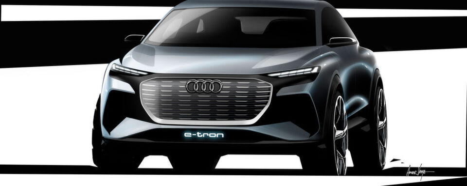 Audi gibt einen Ausblick auf sein Elektro-SUV. Audi gibt einen Ausblick auf sein Elektro-SUV.
