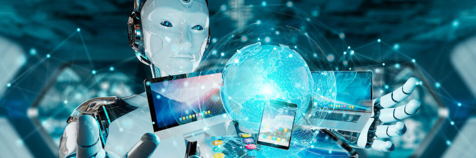 Der Einsatz neuer Technologien wie Künstliche Intelligenz (KI) oder Virtual Reality (VR) verändert unser Kommunikationsverhalten. Der Einsatz neuer Technologien wie Künstliche Intelligenz (KI) oder Virtual Reality (VR) verändert unser Kommunikationsverhalten.