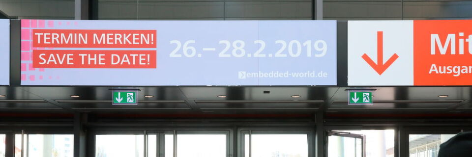 Die Embedded World findet seit 2003 jährlich in Nürnberg statt. Die Embedded World findet seit 2003 jährlich in Nürnberg statt.