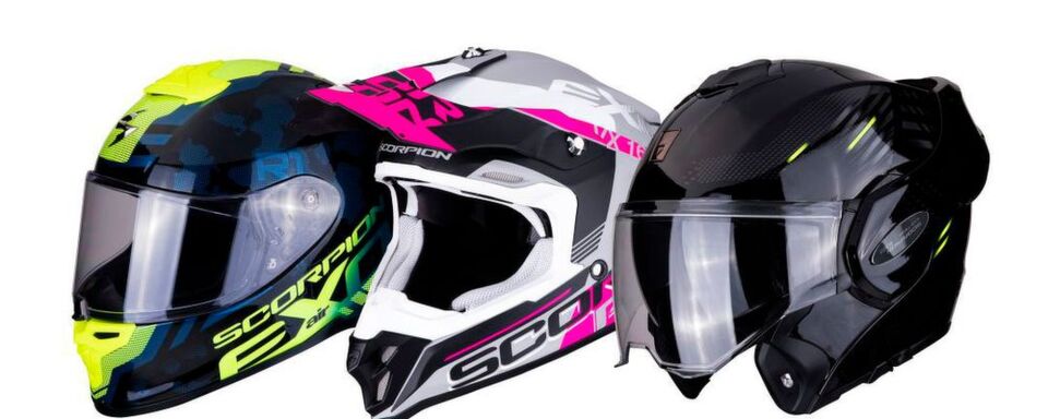 Der koreanische Hersteller Scorpion präsentiert 2019 drei komplett neue Helm-Modelle. Der koreanische Hersteller Scorpion präsentiert 2019 drei komplett neue Helm-Modelle.