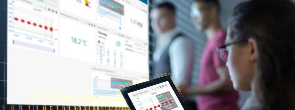 „Data Center Hub“ von Siemens ist eine Cloud-basierte Überwachungssoftware für kleine und mittelgroße Rechenzentren. „Data Center Hub“ von Siemens ist eine Cloud-basierte Überwachungssoftware für kleine und mittelgroße Rechenzentren.