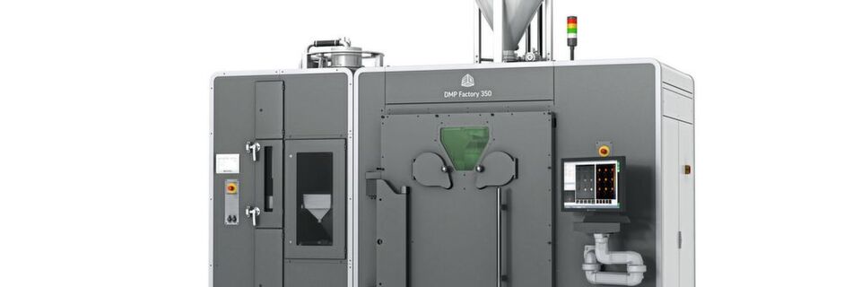 Beim Metalldrucker DMP Factory 350 bietet der US-amerikanische Hersteller 3D Systems ein integriertes Pulvermanagement mit an. Beim Metalldrucker DMP Factory 350 bietet der US-amerikanische Hersteller 3D Systems ein integriertes Pulvermanagement mit an.