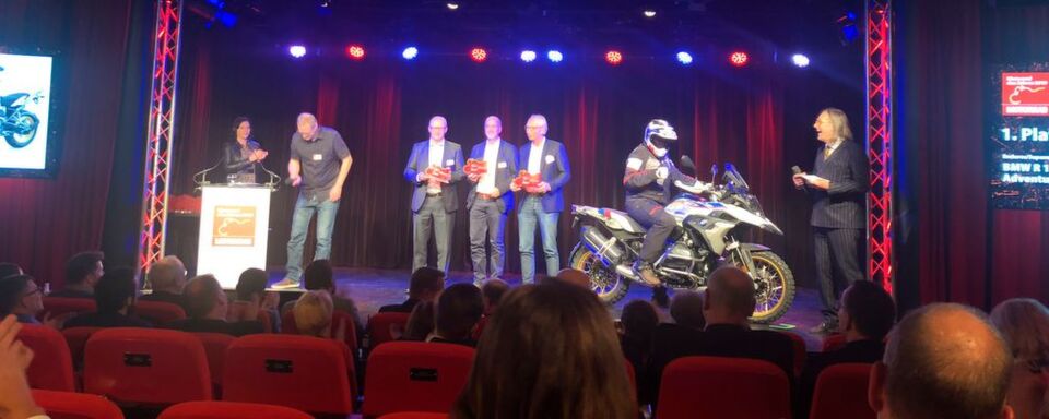 Preisverleihung „Motorrad des Jahres 2019“ am 11. März in Stuttgart, hier in der Kategorie „Crossover“. Preisverleihung „Motorrad des Jahres 2019“ am 11. März in Stuttgart, hier in der Kategorie „Crossover“.