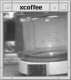 Die berühmte Kaffeemaschine im Trojan Room der Universität Cambridge Die berühmte Kaffeemaschine im Trojan Room der Universität Cambridge