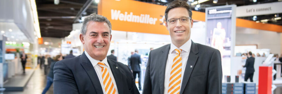 Wechsel im Vorstand von Weidmülelr (v.l.): Álvarez Tobar und sein Nachfolger Timo Berger. Wechsel im Vorstand von Weidmülelr (v.l.): Álvarez Tobar und sein Nachfolger Timo Berger.