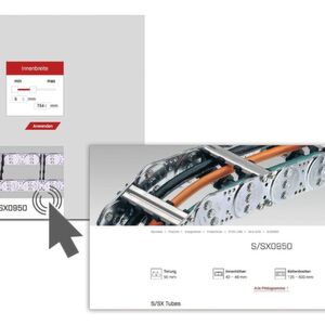 Mit dem Quickfinder sollen Kunden die am besten geeignete Energiekette aus dem Portfolio von Tsubaki Kabelschlepp finden können. Mit dem Quickfinder sollen Kunden die am besten geeignete Energiekette aus dem Portfolio von Tsubaki Kabelschlepp finden können.