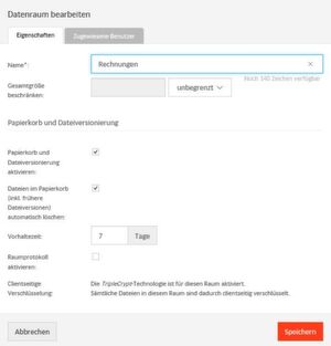 Bei Dracoon lassen sich die Benutzerrechte und Einstellungen der einzelnen Ordner sehr genau regeln. Bei Dracoon lassen sich die Benutzerrechte und Einstellungen der einzelnen Ordner sehr genau regeln.