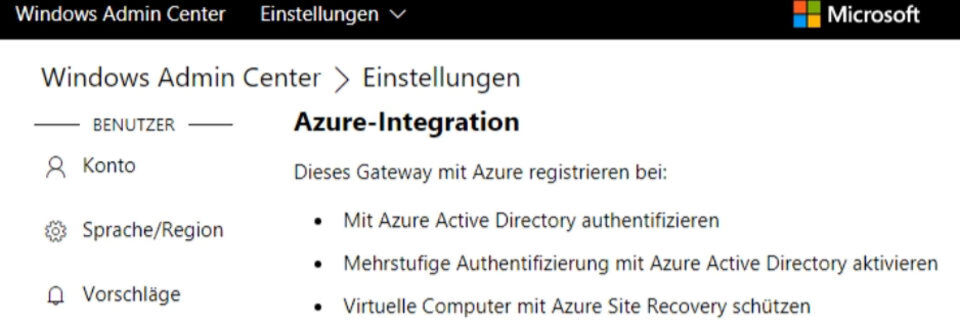 Das nützliche Windows Admin Center kann auch an Microsoft Azure angebunden werden. Wir zeigen, wie das geht und was es bringt. Das nützliche Windows Admin Center kann auch an Microsoft Azure angebunden werden. Wir zeigen, wie das geht und was es bringt.