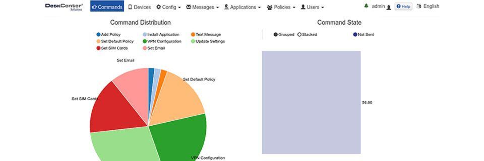 DeskCenter Mobile steuert Anwendungen, Updates, Konfigurationen und Richtlinien auf mobilen Endgeräten. DeskCenter Mobile steuert Anwendungen, Updates, Konfigurationen und Richtlinien auf mobilen Endgeräten.