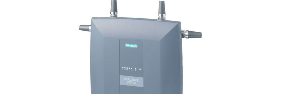 Siemens erweitert sein industrielles WLAN-Portfolio um die neuen 11ac-fähigen Client Module Scalance W1748 für die drahtlose Anbindung von Geräten mit Bedarf an hohen Bandbreiten. Siemens erweitert sein industrielles WLAN-Portfolio um die neuen 11ac-fähigen Client Module Scalance W1748 für die drahtlose Anbindung von Geräten mit Bedarf an hohen Bandbreiten.