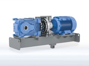 Die neue Industriegetriebe-Generation Maxxdrive XT ist insbesondere auf Anwendungen abgestimmt, in denen geringe Übersetzungen in Kombination mit hohen Leistungen gefragt sind. Die neue Industriegetriebe-Generation Maxxdrive XT ist insbesondere auf Anwendungen abgestimmt, in denen geringe Übersetzungen in Kombination mit hohen Leistungen gefragt sind.