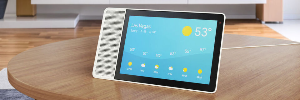 Das Lenovo Smart Display wird zur Steuerungszentrale fürs Smart Home. Das Lenovo Smart Display wird zur Steuerungszentrale fürs Smart Home.