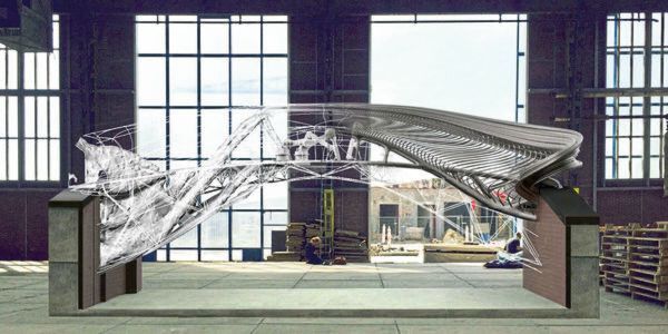 Die weltweit erste Stahlbrücke aus dem 3D-Drucker. Konstrukteure und Entwickler setzten dafür auf Workstations von Lenovo. Die weltweit erste Stahlbrücke aus dem 3D-Drucker. Konstrukteure und Entwickler setzten dafür auf Workstations von Lenovo.