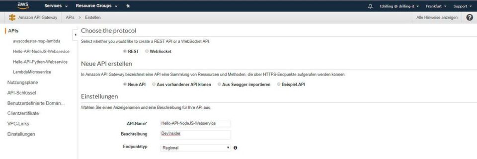 Um eine Abfrage-API für Amazon Web Services zu erstellen, verwenden wir in diesem Beitrag die GET-Methode von REST. Um eine Abfrage-API für Amazon Web Services zu erstellen, verwenden wir in diesem Beitrag die GET-Methode von REST.