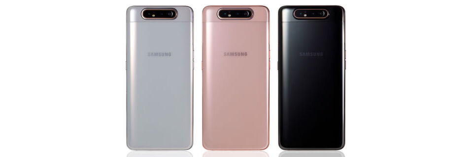 Das Samsung Galaxy A80 soll es in drei Farben geben. Das Samsung Galaxy A80 soll es in drei Farben geben.