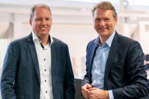 Die neue Führungsspitze der Porsche Digital GmbH (v.l.): Stefan Zerweck und Mattias Ulbrich. Die neue Führungsspitze der Porsche Digital GmbH (v.l.): Stefan Zerweck und Mattias Ulbrich.