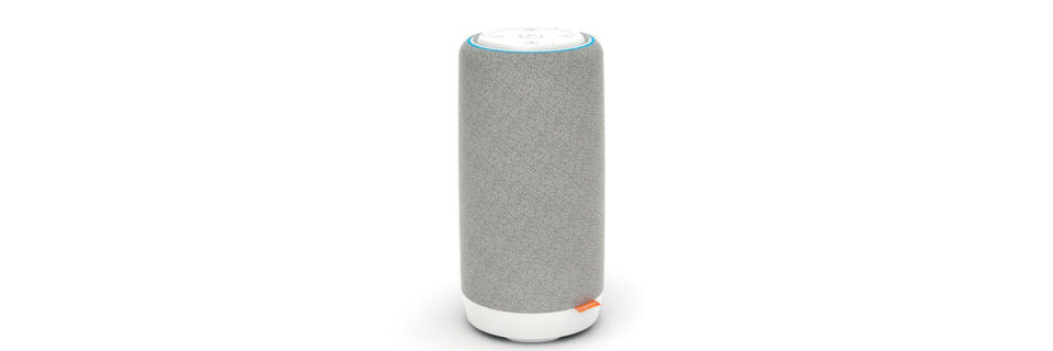 Mitte Mai wird der Smart Speaker L800HX von Gigaset für 199 Euro (UVP) im Handel erhältlich sein. Mitte Mai wird der Smart Speaker L800HX von Gigaset für 199 Euro (UVP) im Handel erhältlich sein.
