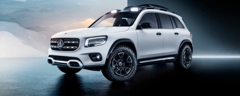 Mercedes stellt auf der Auto Shanghai (18. bis 25. April) die Studie GLB Concept vor. Mercedes stellt auf der Auto Shanghai (18. bis 25. April) die Studie GLB Concept vor.