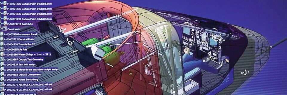 Mit der Idee eines Digital Mock-up (hier das Beispiel eines Flugzeug-Cockpits) haben große Hersteller aus der Flugzeug- oder Automobilindustrie schon früh eine Art von digitalem Zwilling erstellt, um sich dem Verhalten des Produkts anzunähern. Mit der Idee eines Digital Mock-up (hier das Beispiel eines Flugzeug-Cockpits) haben große Hersteller aus der Flugzeug- oder Automobilindustrie schon früh eine Art von digitalem Zwilling erstellt, um sich dem Verhalten des Produkts anzunähern.