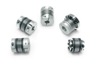 Metal bellows couplings enable the axially and angularly offset connection of two shafts. They are backlash and wear-free. In automation, for example, they are used as connecting elements for servo motors and stepper motors. Metal bellows couplings enable the axially and angularly offset connection of two shafts. They are backlash and wear-free. In automation, for example, they are used as connecting elements for servo motors and stepper motors.