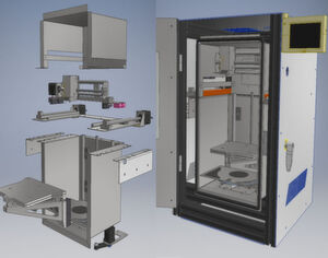Die Konstruktionsdaten für den Bau des 3D-Hochtemperatur-Druckers stellt Igus allen Interessenten kostenlos zur Verfügung. Die Konstruktionsdaten für den Bau des 3D-Hochtemperatur-Druckers stellt Igus allen Interessenten kostenlos zur Verfügung.