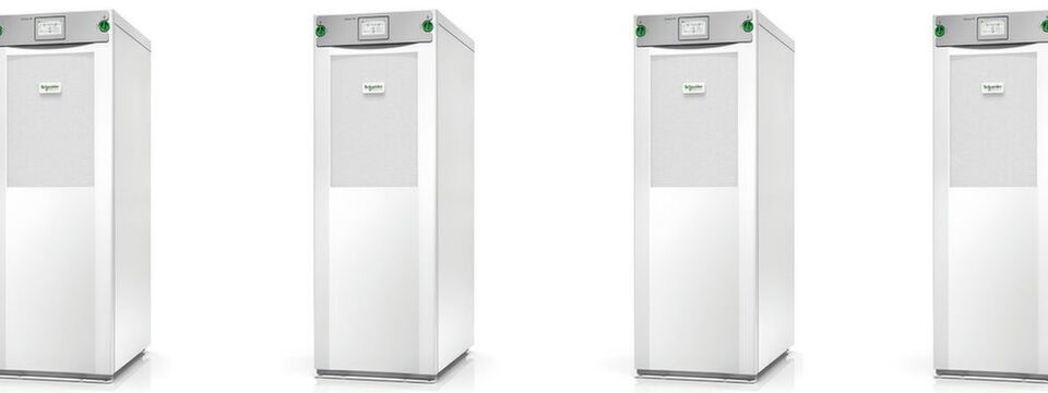Die USV-Baureihe „Galaxy VS“ von Schneider Electric bietet im Leistungsbereich von 20 bis 100 kW einen Energiesparmodus, der bislang nur für größere Installationen zur Verfügung stand. Die USV-Baureihe „Galaxy VS“ von Schneider Electric bietet im Leistungsbereich von 20 bis 100 kW einen Energiesparmodus, der bislang nur für größere Installationen zur Verfügung stand.