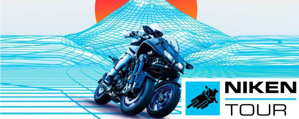 Die Niken Tour führt durch ganz Europa zu den am besten geeigneten Standorten. Hier können Interessenten „erfahren", was diese Motorräder so einzigartig macht. Die Niken Tour führt durch ganz Europa zu den am besten geeigneten Standorten. Hier können Interessenten „erfahren", was diese Motorräder so einzigartig macht.