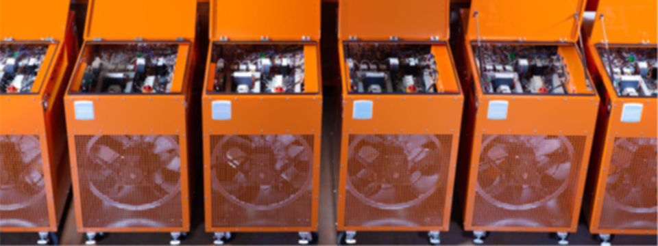 Rentaload eine 100 kW Lastbank mit einem Delta T von 25 K zur Miete an. Rentaload eine 100 kW Lastbank mit einem Delta T von 25 K zur Miete an.