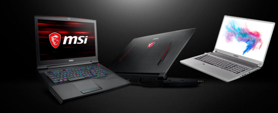 Neben verschiedenen Gaming-Notebooks wie den Titan-Boliden oder dem schlanken 17,3-Zöller GP75 Leopard bringt MSI mit dem P75 auch ein Creator-Modell mit Octacore-Prozessor. Neben verschiedenen Gaming-Notebooks wie den Titan-Boliden oder dem schlanken 17,3-Zöller GP75 Leopard bringt MSI mit dem P75 auch ein Creator-Modell mit Octacore-Prozessor.