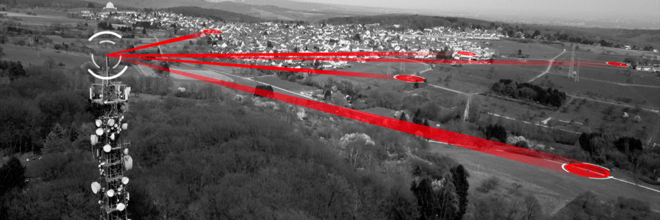 Mit Beamforming böten bestehende Mastabstände genug Potential für 5G-Verbindungen mit mehreren hundert Mbit/s. Mit Beamforming böten bestehende Mastabstände genug Potential für 5G-Verbindungen mit mehreren hundert Mbit/s.