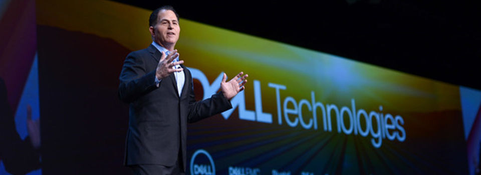 Michael Dell hält die Eröffnungs-Keynote auf der Konferenz "Dell Technologies World 2019" in Las Vegas mit 16.000 Teilnehmern. Michael Dell hält die Eröffnungs-Keynote auf der Konferenz "Dell Technologies World 2019" in Las Vegas mit 16.000 Teilnehmern.