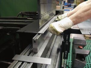 With press brakes, the operator often works on the bending line - this can be dangerous. That's why work-safety solutions such as those offered by Fiessler are important. With press brakes, the operator often works on the bending line - this can be dangerous. That's why work-safety solutions such as those offered by Fiessler are important.