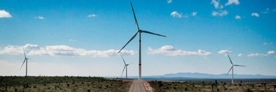 In Mexiko wird CO2-neutraler Strom durch Windkraft erzeugt. In Mexiko wird CO2-neutraler Strom durch Windkraft erzeugt.
