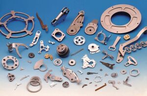 Fine blanking enables the production of high-precision parts whose cut surfaces do not have to be reworked. Fine blanking enables the production of high-precision parts whose cut surfaces do not have to be reworked.