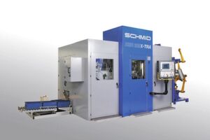 Today, modern fineblanking presses achieve stroke rates of 100 per minute and more. Today, modern fineblanking presses achieve stroke rates of 100 per minute and more.