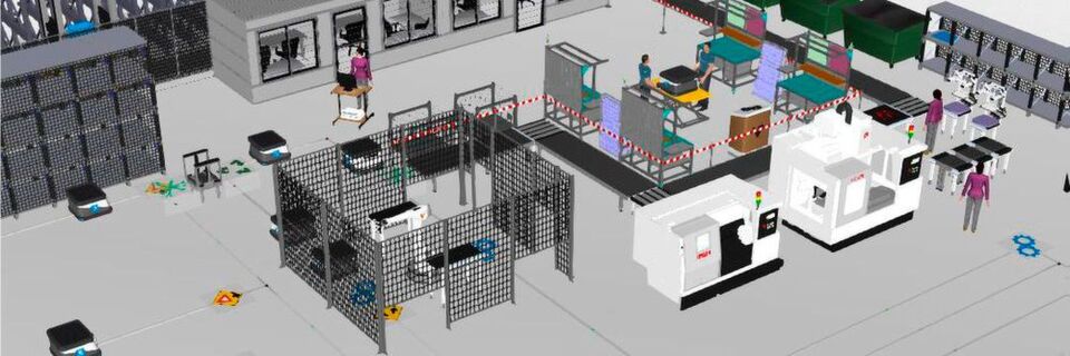 Fahrerlose Transportsysteme (FTS) können mit einem Dualis-Add-on vorausschauend eingesetzt werden. Fahrerlose Transportsysteme (FTS) können mit einem Dualis-Add-on vorausschauend eingesetzt werden.