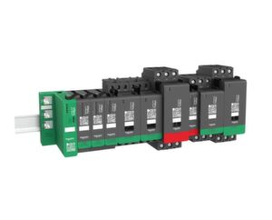 Die volldigitale Lastmanagementlösung Tesys Island spart Design-, Verdrahtungs- und Inbetriebnahmezeit, da sie auf multifunktionalen Geräten und vorgefertigten Funktionen – den sogenannten Avataren für industrielle Anwendungen – für Lasten bis zu 80 A basiert. Die volldigitale Lastmanagementlösung Tesys Island spart Design-, Verdrahtungs- und Inbetriebnahmezeit, da sie auf multifunktionalen Geräten und vorgefertigten Funktionen – den sogenannten Avataren für industrielle Anwendungen – für Lasten bis zu 80 A basiert.