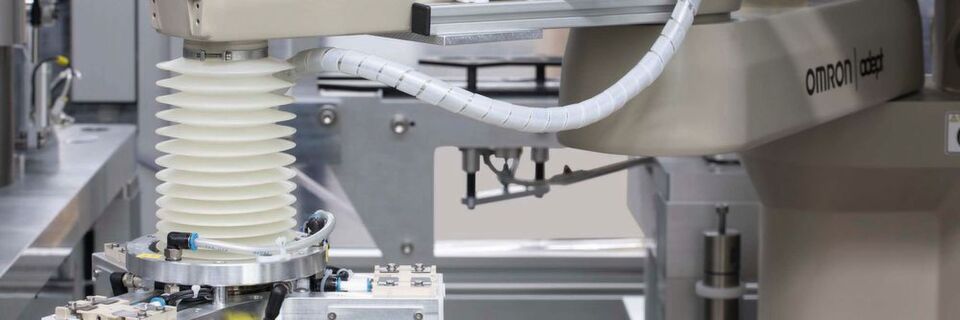 Maschinen zur Assemblierung von Lithium-Primärbatterien „made in Berlin“ automatisieren die Medtech-Produktion eines US-Herstellers. Maschinen zur Assemblierung von Lithium-Primärbatterien „made in Berlin“ automatisieren die Medtech-Produktion eines US-Herstellers.
