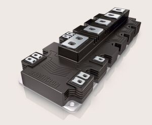 Bild 3: SEMITRANS 10 MLI ist ein 3-Level-Modul mit erhöhtem Wirkungsgrad für Windenergie-Anlagen. Bild 3: SEMITRANS 10 MLI ist ein 3-Level-Modul mit erhöhtem Wirkungsgrad für Windenergie-Anlagen.