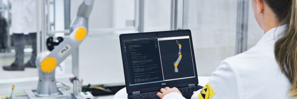 Für die Service-Robotik: Pilz entwickelt als innovationsfreudiger Lösungsanbieter für die Automation beispielsweise Software zur Steuerung von Robotern. Für die Service-Robotik: Pilz entwickelt als innovationsfreudiger Lösungsanbieter für die Automation beispielsweise Software zur Steuerung von Robotern.