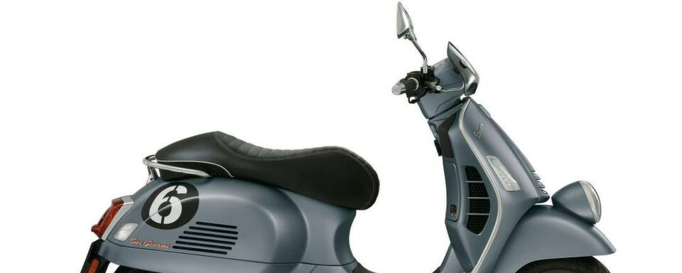 Vespa legt vom Editionsmodell Sei Giorni eine zweite Auflage auf. Vespa legt vom Editionsmodell Sei Giorni eine zweite Auflage auf.