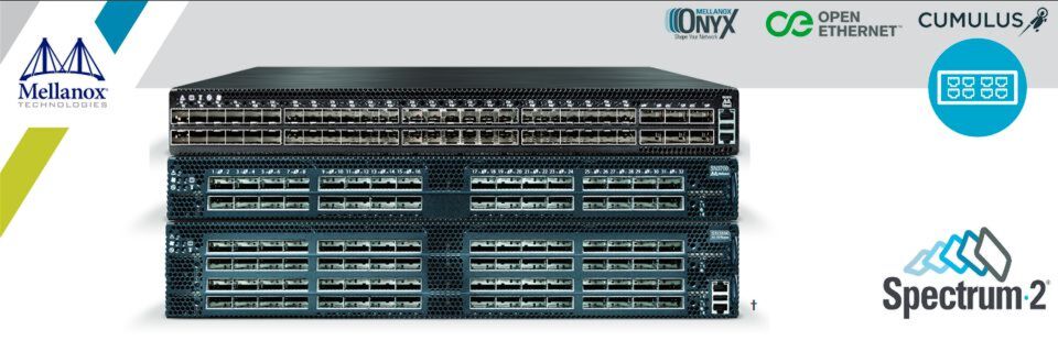 Mellanox wirbt mit Rechenzentrumsswitches für Cloud, Ethernet Storage Fabrics und Machine Learning. Mellanox wirbt mit Rechenzentrumsswitches für Cloud, Ethernet Storage Fabrics und Machine Learning.