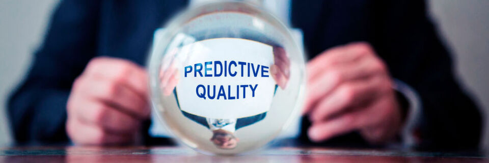 Mit Predictive Quality erweitert sich das Feld der vorhersagenden Anwendungen. Mit Predictive Quality erweitert sich das Feld der vorhersagenden Anwendungen.