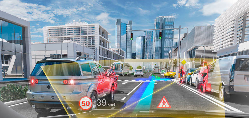 Head-up-Display (HUDs) mit AR -Unterstützung (Augmented Reality). Head-up-Display (HUDs) mit AR -Unterstützung (Augmented Reality).