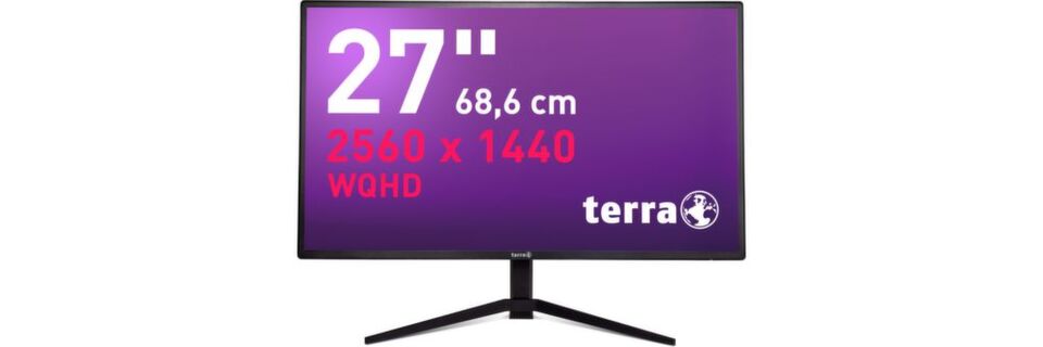 Wortmann setzt beim 27-Zöller Terra LCD 2764W ein mattes ADS-Panel mit WQHD-Auflösung und einem Blickwinkel von 178 Grad ein. Wortmann setzt beim 27-Zöller Terra LCD 2764W ein mattes ADS-Panel mit WQHD-Auflösung und einem Blickwinkel von 178 Grad ein.