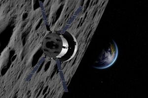 Die künstlerische Darstellung der Nasa zeigt das Orion-Raumschiff auf dem Weg zum Mond. Das greifbarste Mondprojekt unter deutscher Führung sieht aus wie ein Zylinder – vier Meter hoch, vier Meter Durchmesser – und hat den sperrigen Namen European Service Module, kurz: ESM. Seit 2016 schraubt der Konzern im Auftrag der Esa an dem Modul, das der Antrieb für das Orion-Raumschiff der US-Raumfahrtbehörde Nasa werden soll. Die künstlerische Darstellung der Nasa zeigt das Orion-Raumschiff auf dem Weg zum Mond. Das greifbarste Mondprojekt unter deutscher Führung sieht aus wie ein Zylinder – vier Meter hoch, vier Meter Durchmesser – und hat den sperrigen Namen European Service Module, kurz: ESM. Seit 2016 schraubt der Konzern im Auftrag der Esa an dem Modul, das der Antrieb für das Orion-Raumschiff der US-Raumfahrtbehörde Nasa werden soll.